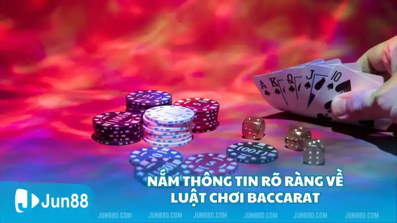 Nắm thông tin rõ ràng về luật chơi Baccarat