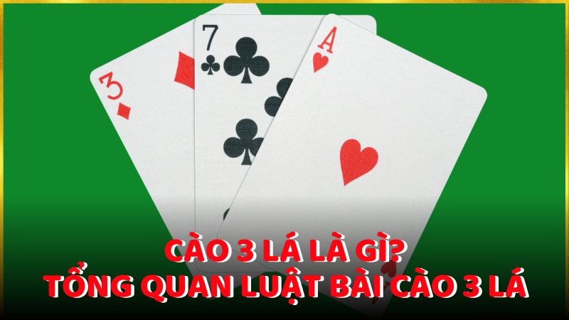 Cào 3 lá là gì? Tổng quan về luật bài cào 3 lá